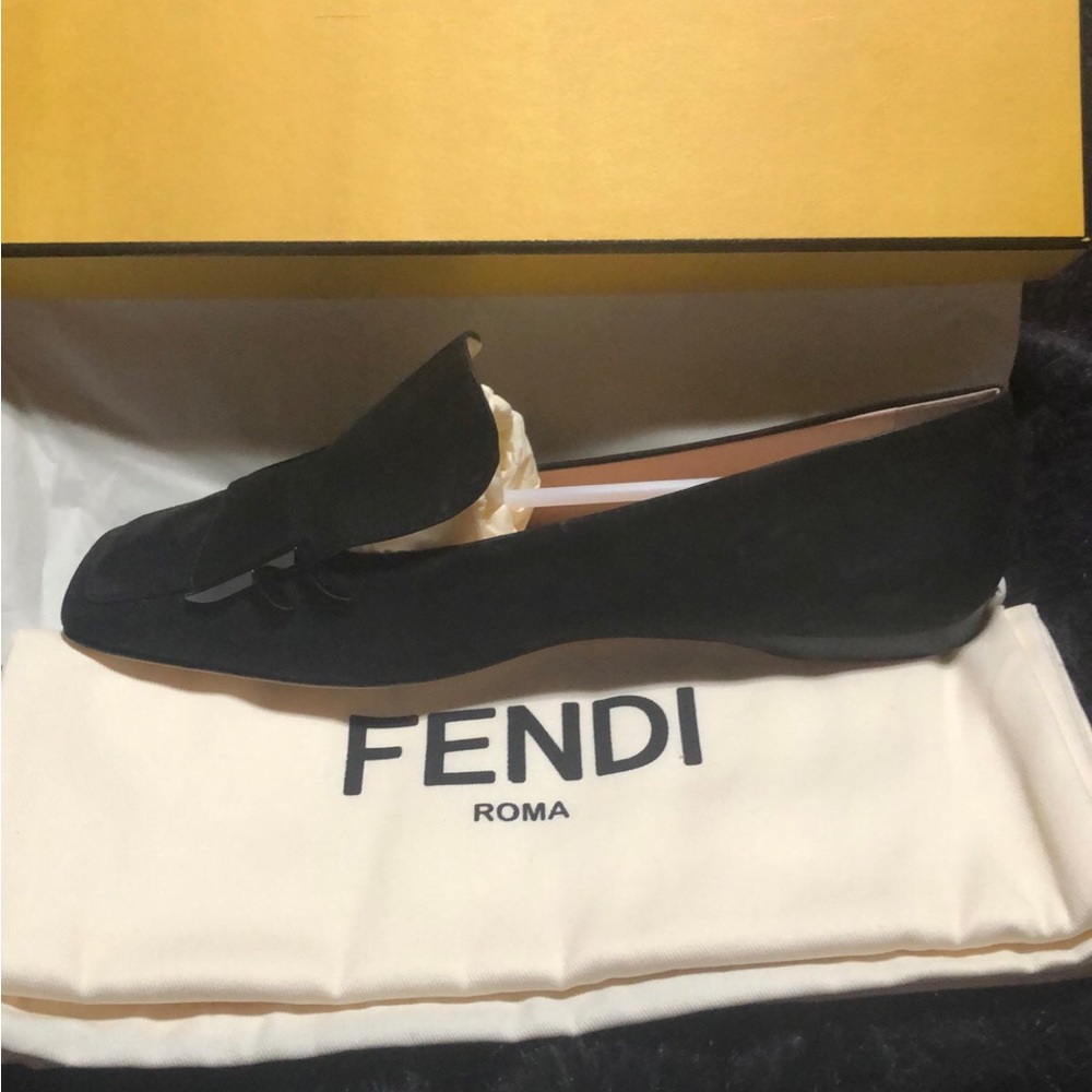 Fendi Suede Loafers 38.5